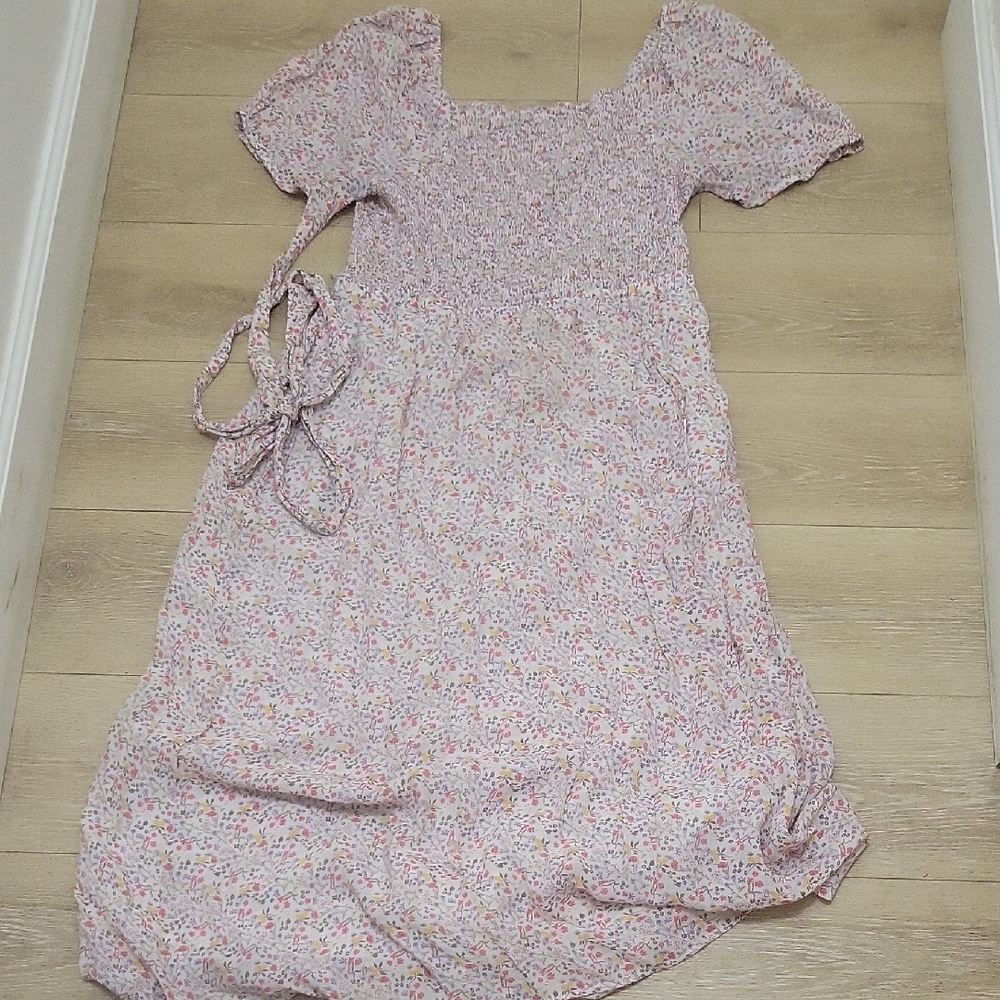 Floral Pink Women's Dress